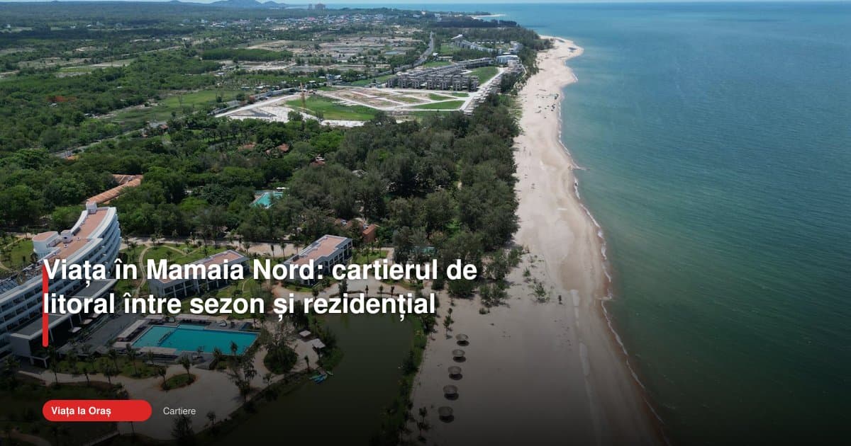Mamaia Nord rămâne între sezonul estival și viața de tot anul